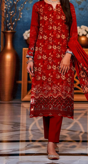 Rosy Haze Stone Linen