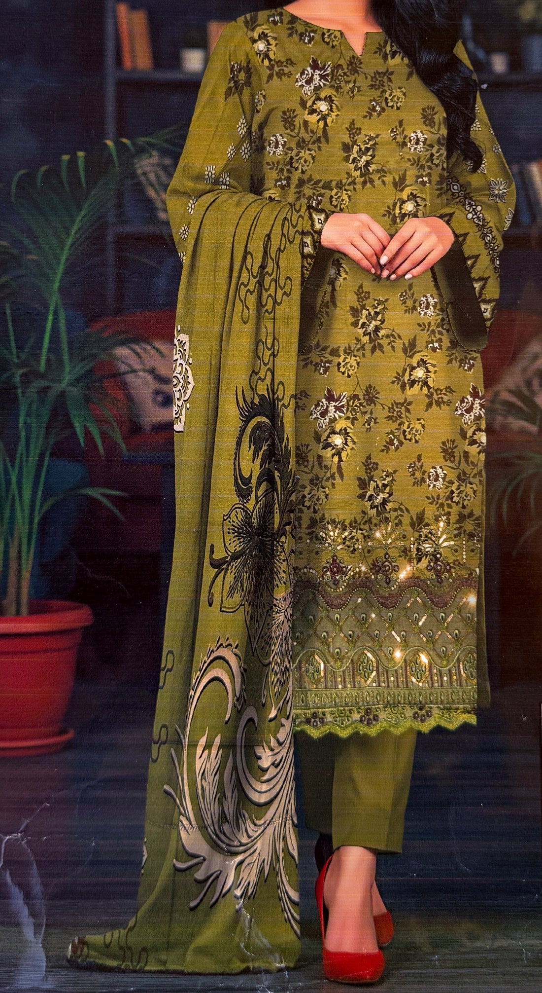 Fresh Lime Stone linen