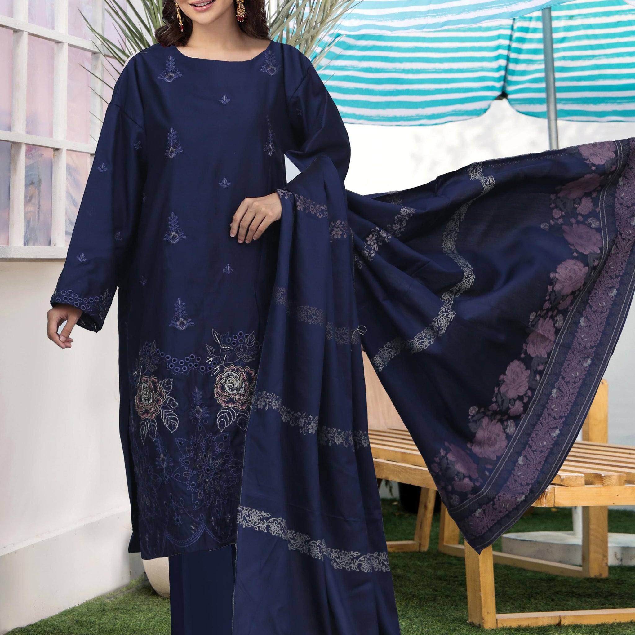 Midnight Elegance Viscose